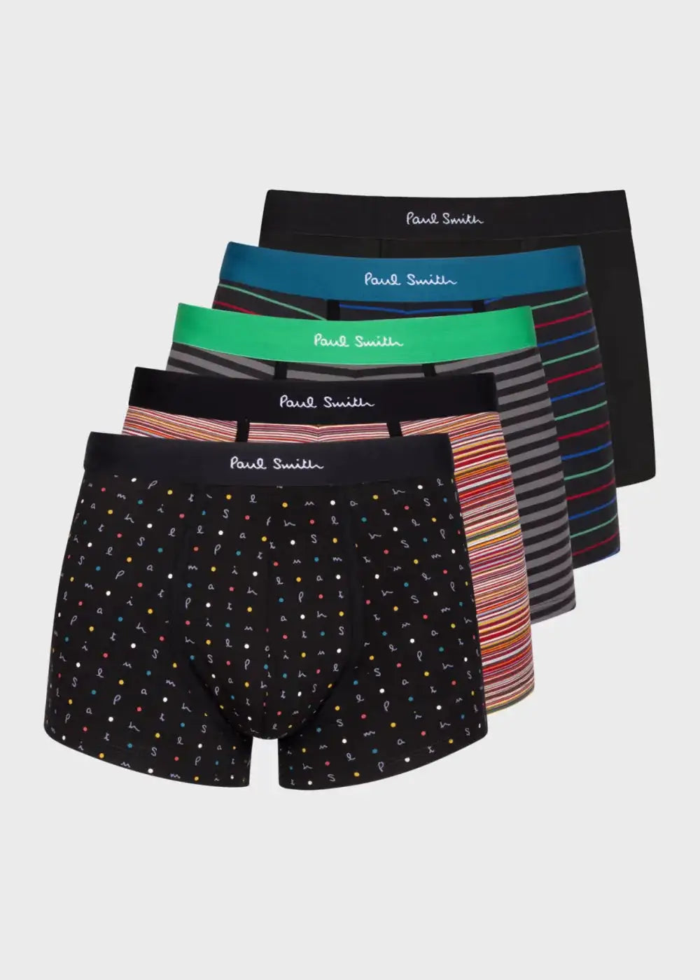 Mixed Stripes Boxer Briefs Five Pack